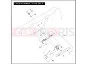Harley-Davidson 2011 TRIKE TRI GLIDE ULTRA CLASSIC  - FLHTCUTG LATCH ASSEMBLY, TRUNK DOOR