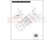 CAMSHAFT COVERS - FRONT SHOWN - Harley-Davidson VRSCDX NIGHT ROD SPECIAL - VRSCDX 2011