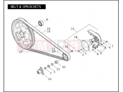 BELT & SPROCKETS - Harley-Davidson VRSCDX NIGHT ROD SPECIAL - VRSCDX 105 2011