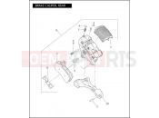 BRAKE CALIPER, REAR - Harley-Davidson V-ROD MUSCLE - VRSCF 105 2011