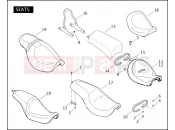 SEATS - Harley-Davidson DYNA STREET BOB - FXDB 2010