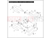Harley-Davidson 2010 SOFTAIL SOFTAIL DELUXE  - FLSTN EXHAUST SYSTEM - FLST, C & FXST, C & FXCWC