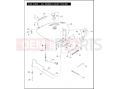 Harley-Davidson 2010 SOFTAIL SOFTAIL STANDARD  - FXST FUEL TANK - ALL MODELS EXCEPT FXCWC