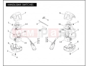 Harley-Davidson 2010 SOFTAIL SOFTAIL CUSTOM  - FXSTC HANDLEBAR SWITCHES