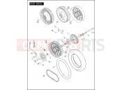 Harley-Davidson 2010 TOURING ULTRA CLASSIC  - FLHTCU REAR WHEEL