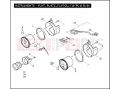 INSTRUMENTS - FLHT, FLHTC, FLHTCU, FLHTK & FLHX - Harley-Davidson STREET GLIDE - FLHX 2010