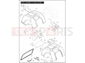 BODY ASSEMBLY & SIDE COVERS - Harley-Davidson TRI GLIDE ULTRA CLASSIC - FLHTCUTG 2010