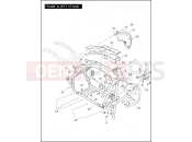 FRAME & JIFFY STAND - Harley-Davidson CVO ROAD GLIDE - FLTRSE3 2009