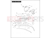 FUEL TANK CONSOLE - Harley-Davidson CVO ROAD GLIDE - FLTRSE3 2009
