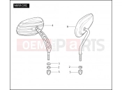 MIRRORS - Harley-Davidson CVO ROAD GLIDE - FLTRSE3 2009