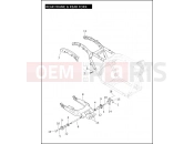 REAR FRAME & REAR FORK - Harley-Davidson CVO ROAD GLIDE - FLTRSE3 2009