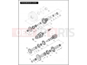 TRANSMISSION GEARS - Harley-Davidson CVO ROAD GLIDE - FLTRSE3 2009