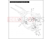 HARLEY-DAVIDSON CVO FAT BOB  - FXDFSE ENGINE MOUNTS & STABILIZER LINK