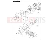 Harley-Davidson 2009 CVO/CUSTOM CVO SOFTAIL SPRINGER  - FXSTSSE3 AIR CLEANER