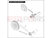 Harley-Davidson 2009 DYNA DYNA LOW RIDER  - FXDL BELTS, CHAINS, SPROCKETS