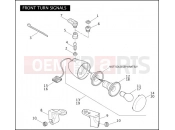 Harley-Davidson 2009 DYNA DYNA LOW RIDER  - FXDL FRONT TURN SIGNALS