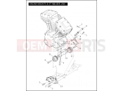 Harley-Davidson 2009 TOURING ELECTRA GLIDE CLASSIC  - FLHTC ENGINE MOUNTS & STABILIZER LINK