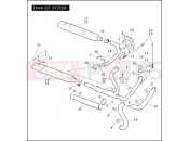 Harley-Davidson 2009 TOURING ELECTRA GLIDE CLASSIC  - FLHTC EXHAUST SYSTEM