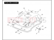 Harley-Davidson 2009 TOURING ELECTRA GLIDE CLASSIC  - FLHTC TOUR-PAK (COVER)