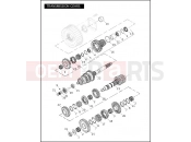 Harley-Davidson 2009 TOURING ROAD GLIDE  - FLTR TRANSMISSION GEARS