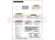 Harley-Davidson 2009 TOURING ROAD GLIDE  - FLTR WARNINGS & LABELS