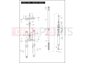 FRONT FORK - VRSCAW, VRSCDX - Harley-Davidson VRSCAW V-ROD - VRSCAW 105 2009