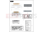 LABELS - Harley-Davidson VRSCAW V-ROD - VRSCAW 105 2009
