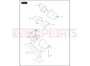 SEATS - Harley-Davidson VRSCAW V-ROD - VRSCAW 105 2009