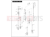 FRONT FORK - VRSCF - Harley-Davidson VRSCDX NIGHT ROD SPECIAL - VRSCDX 2009