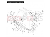 Harley-Davidson 2009 VRSC V-ROD MUSCLE  - VRSCF EXHAUST SYSTEM - VRSCDX