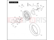 FRONT WHEEL - Harley-Davidson CVO ROAD KING - FLHRSE4 2008