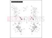 HANDLEBAR SWITCHES - Harley-Davidson CVO ROAD KING - FLHRSE4 2008