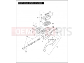 Harley-Davidson 2008 CVO/CUSTOM CVO ULTRA CLASSIC  - FLHTCUSE3 FRONT BRAKE MASTER CYLINDER
