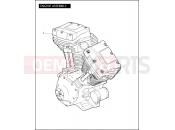 Harley-Davidson 2008 DYNA DYNA SUPER GLIDE CUSTOM  - FXDC ENGINE ASSEMBLY - TWIN CAM 96â¢