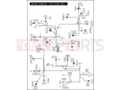 Harley-Davidson 2008 DYNA DYNA FAT BOB  - FXDF WIRING HARNESS - FXD, FXDB, FXDL (CONTINUED)