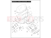 Harley-Davidson 2008 SIDECAR FLHTC SIDECAR  - SIDECAR FOR FLHTC WINDSHIELD, FAIRING & HEADLAMPS - FLTR