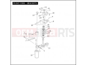 FRONT FORK - BRACKETS - Harley-Davidson FLHX SIDECAR - SIDECAR FOR FLHX 2008
