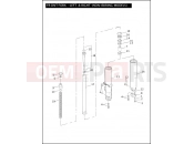 FRONT FORK - LEFT & RIGHT (NON-FAIRING) - Harley-Davidson FLHX SIDECAR - SIDECAR FOR FLHX 2008