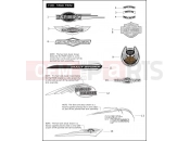 Harley-Davidson 2008 SOFTAIL HERITAGE SOFTAIL  - FLST FUEL TANK TRIM
