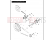 Harley-Davidson 2008 SOFTAIL CROSS BONES  - FLSTSB BELTS, CHAINS, SPROCKETS