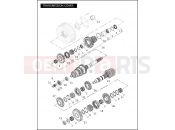 Harley-Davidson 2008 SOFTAIL ROCKER C  - FXCWC TRANSMISSION GEARS