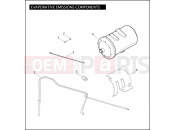 Harley-Davidson 2008 SOFTAIL NIGHT TRAIN  - FXSTB EVAPORATIVE EMISSIONS COMPONENTS