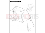 FRONT BRAKE LINES - ABS - Harley-Davidson ROAD KING - FLHR 2008