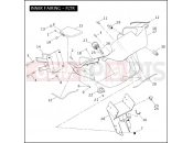 Harley-Davidson 2008 TOURING ULTRA CLASSIC  - FLHTCU INNER FAIRING - FLTR