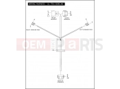 Harley-Davidson 2008 TOURING ROAD GLIDE  - FLTR WIRING HARNESS - ULTRA SIDECAR