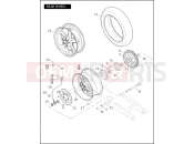 Harley-Davidson 2008 VRSC VRSCAW W/ABS  - VRSCAWA REAR WHEEL