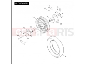 FRONT WHEEL - Harley-Davidson CVO ROAD KING - FLHRSE3 2007