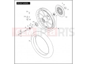 Harley-Davidson 2007 CVO/CUSTOM CVO DYNA  - FXDSE FRONT WHEEL