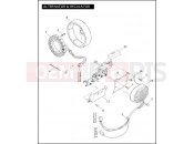 Harley-Davidson 2007 CVO/CUSTOM CVO SOFTAIL SPRINGER  - FXSTSSE ALTERNATOR & REGULATOR