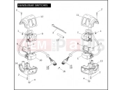 Harley-Davidson 2007 CVO/CUSTOM CVO SOFTAIL SPRINGER  - FXSTSSE HANDLEBAR SWITCHES